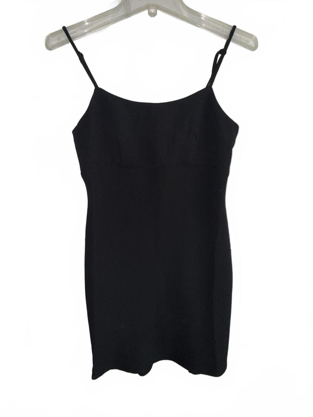 A New Day Black Spaghetti‑Strap Slip Dress – Size XS, NWT - Picture 1 of 3